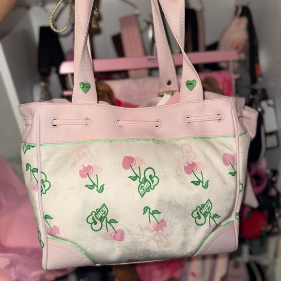 Juicy Couture Retro Juicy Cherry Gelato Tote Bag - Picture 6 of 6
